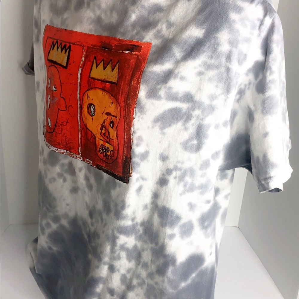 JEAN-MICHEL BASQUIAT TIE DYE TSHIRT TEE - Picture 4 of 7